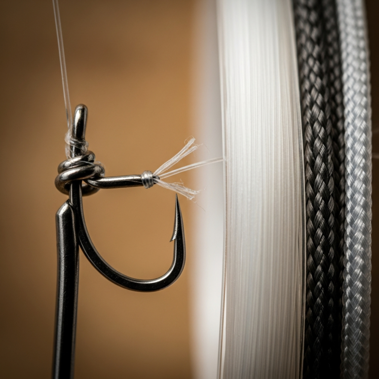Fishing Line Slipping Through Knots